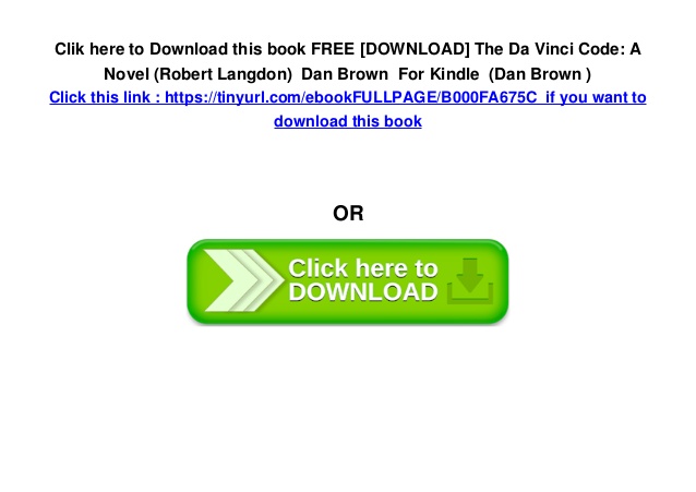 Dan Brown Da Vinci Code Ebook Free Download