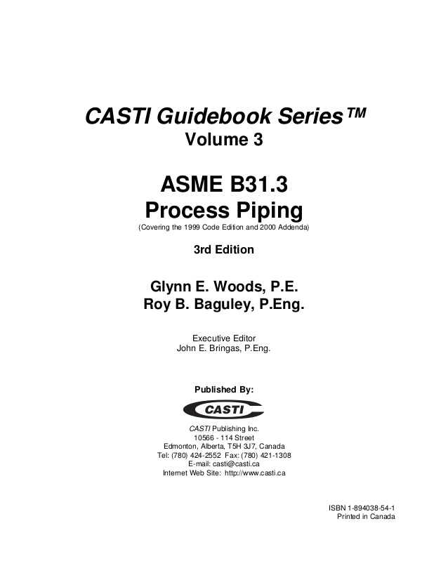 Asme B31.3 Process Piping Code Free Download